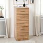 DAKOTA 5 DRAWER NARROW CHEST