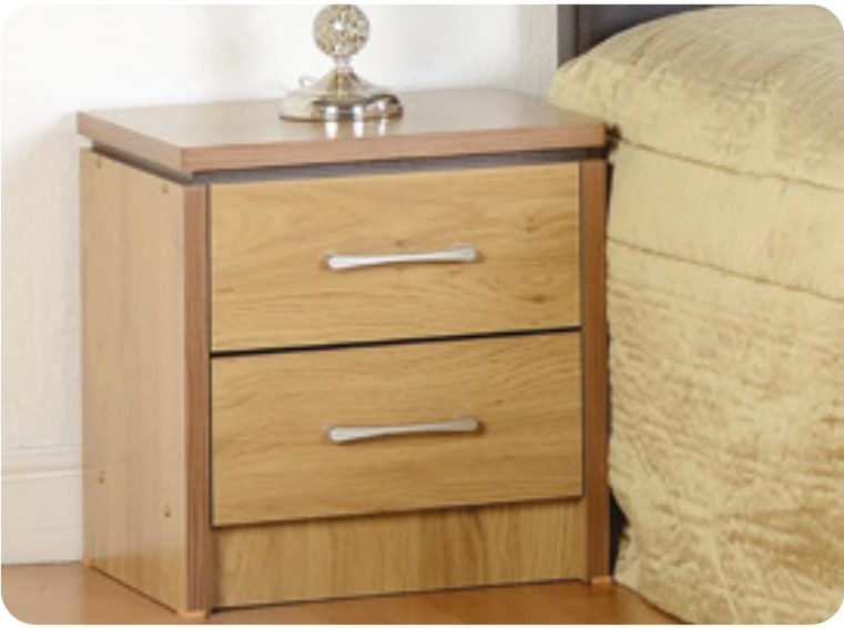 CHARLES 2 DRAWER BEDSIDE