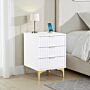 MIAMI 3 DRAWER BEDSIDE