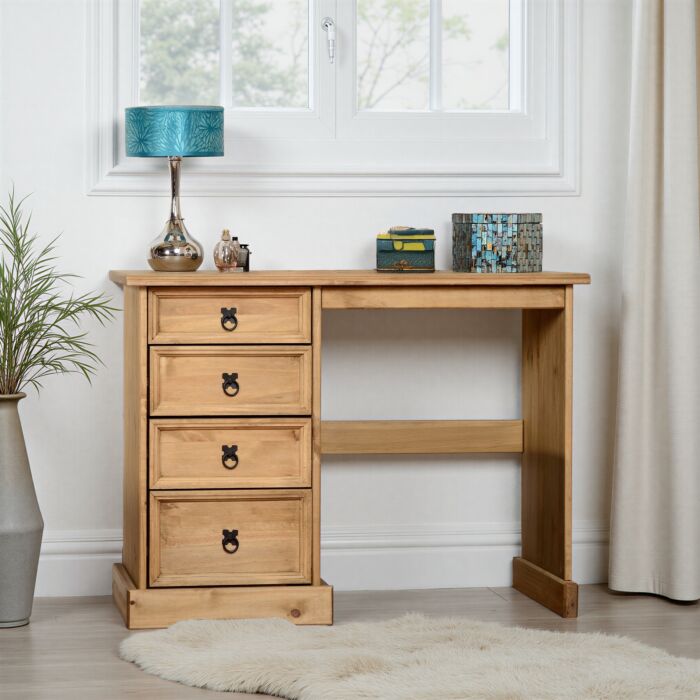 CORONA 4 DRAWER DRESSING TABLE