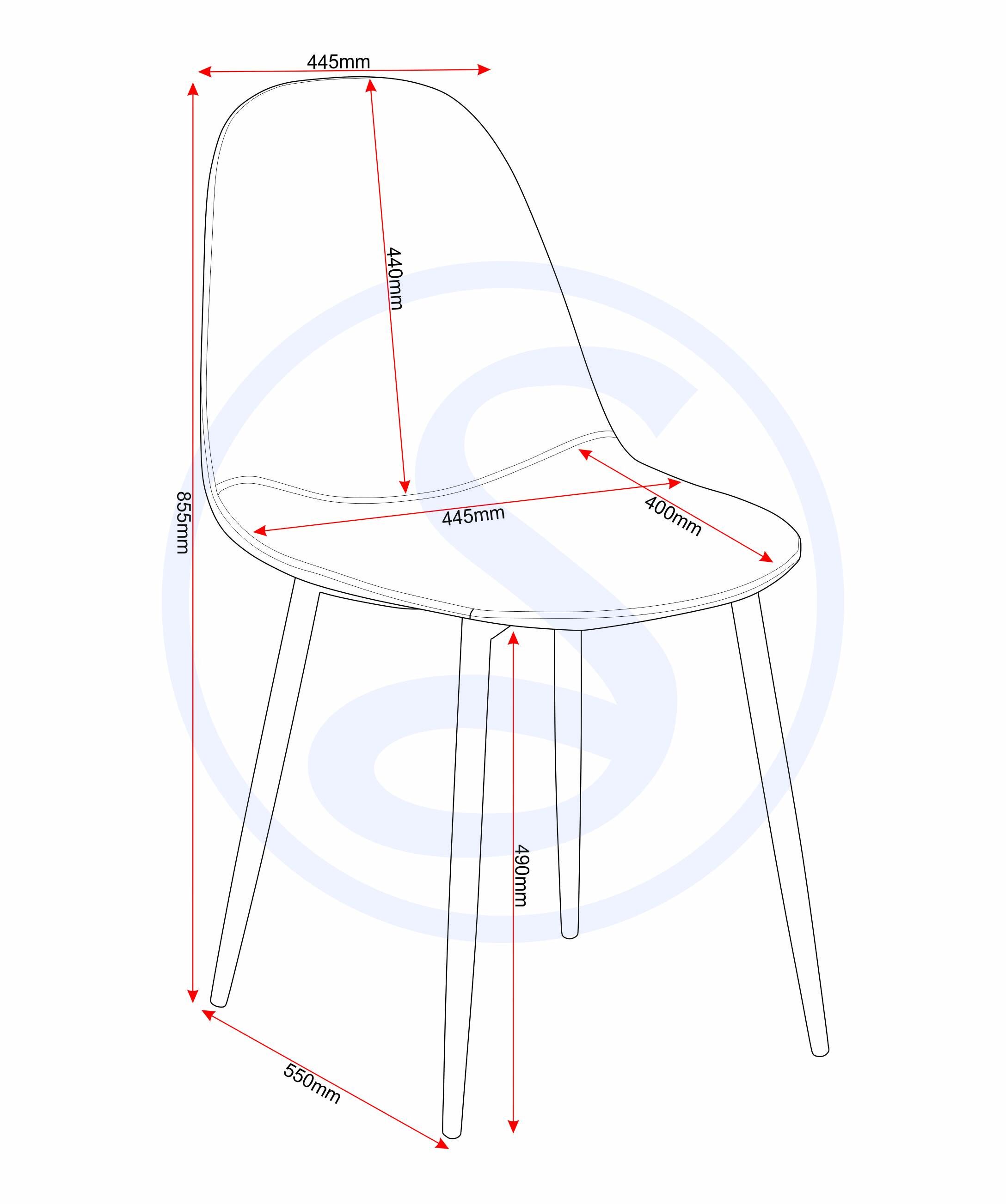 ATHENS CHAIR (BOX OF 2)