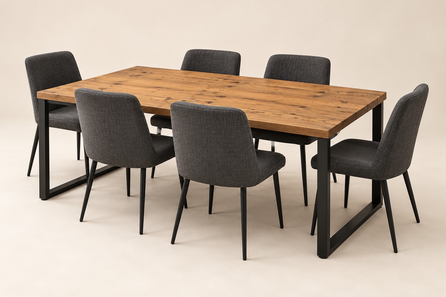 6-Seater Scaffold Dining Table